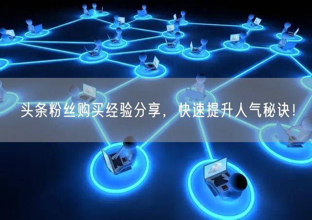 头条粉丝购买经验分享，快速提升人气秘诀！