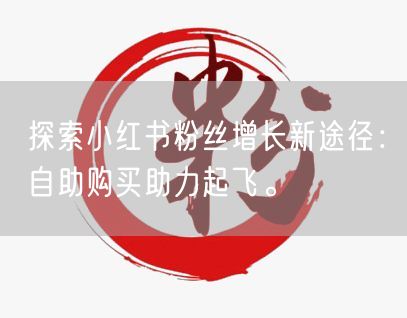 探索小红书粉丝增长新途径：自助购买助力起飞。