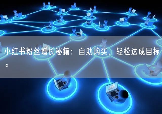 小红书粉丝增长秘籍：自助购买，轻松达成目标。