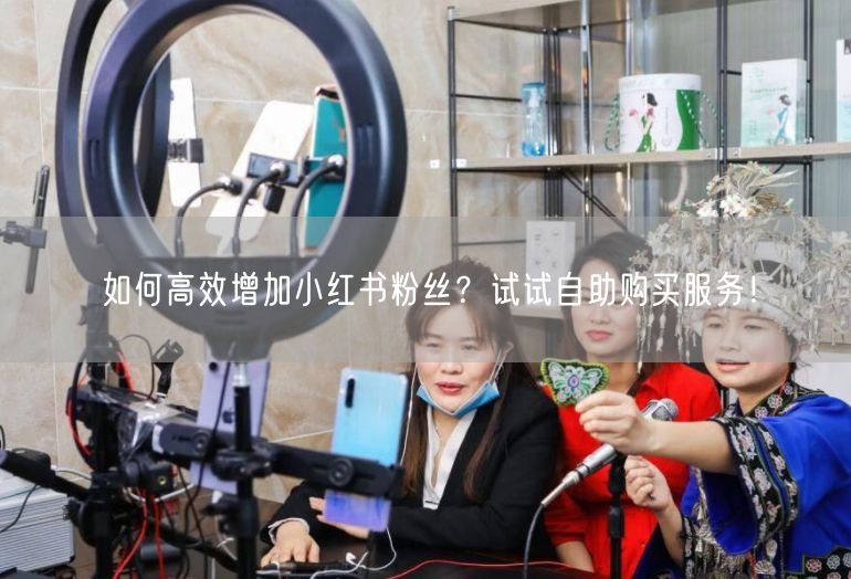 如何高效增加小红书粉丝？试试自助购买服务！